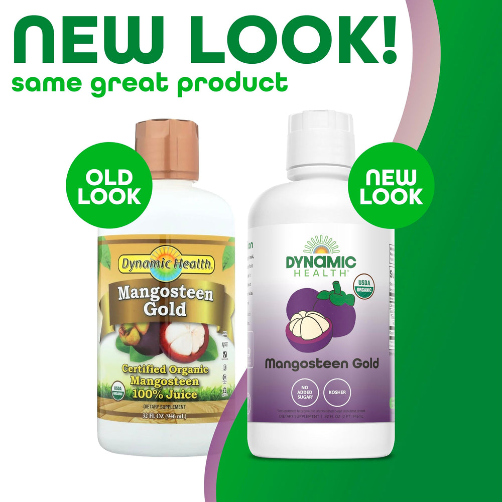 Dynamic Health Mangosteen Gold pour captures a refreshing tropical beverage for smoothies.