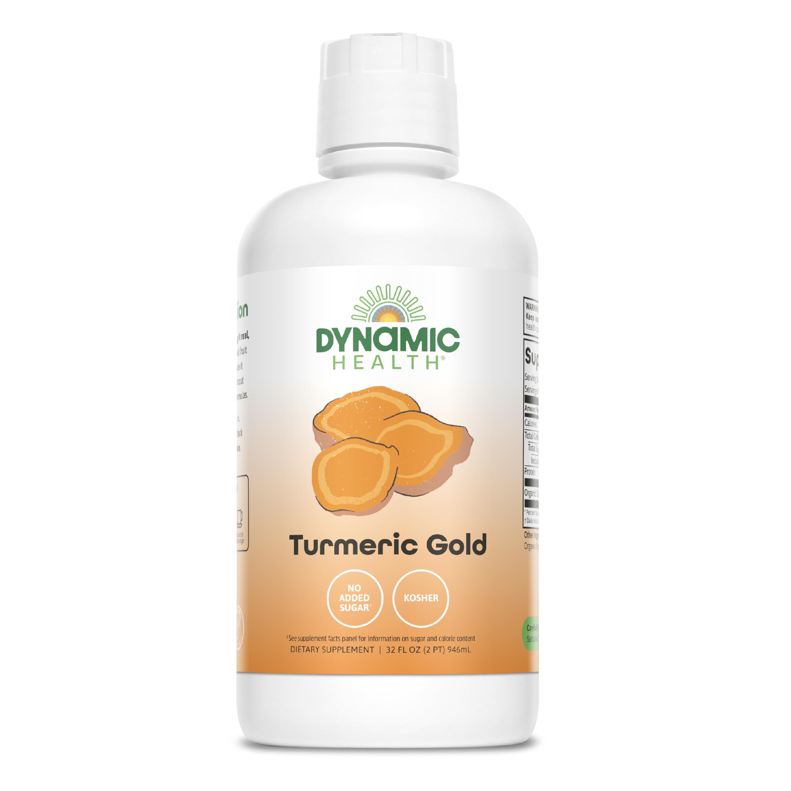 Dynamic Health Turmeric Gold 32oz bottle front view