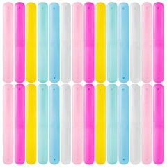 Dyrfolm 24-piece toothbrush case set in pink color