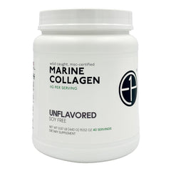 Front view of E1P Wild Caught Marine Collagen Peptides Powder 440g