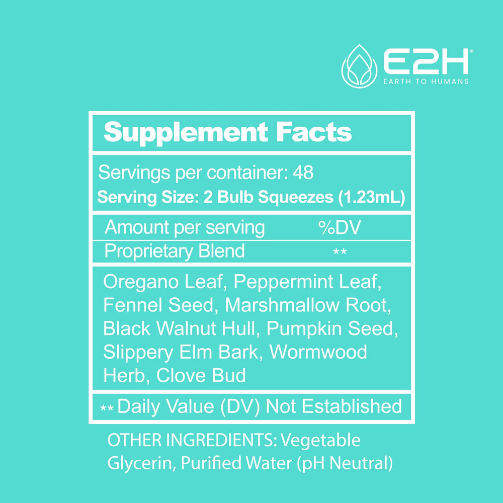 Herbal blend illustration representing gut health