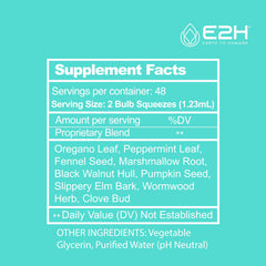 Herbal blend illustration representing gut health