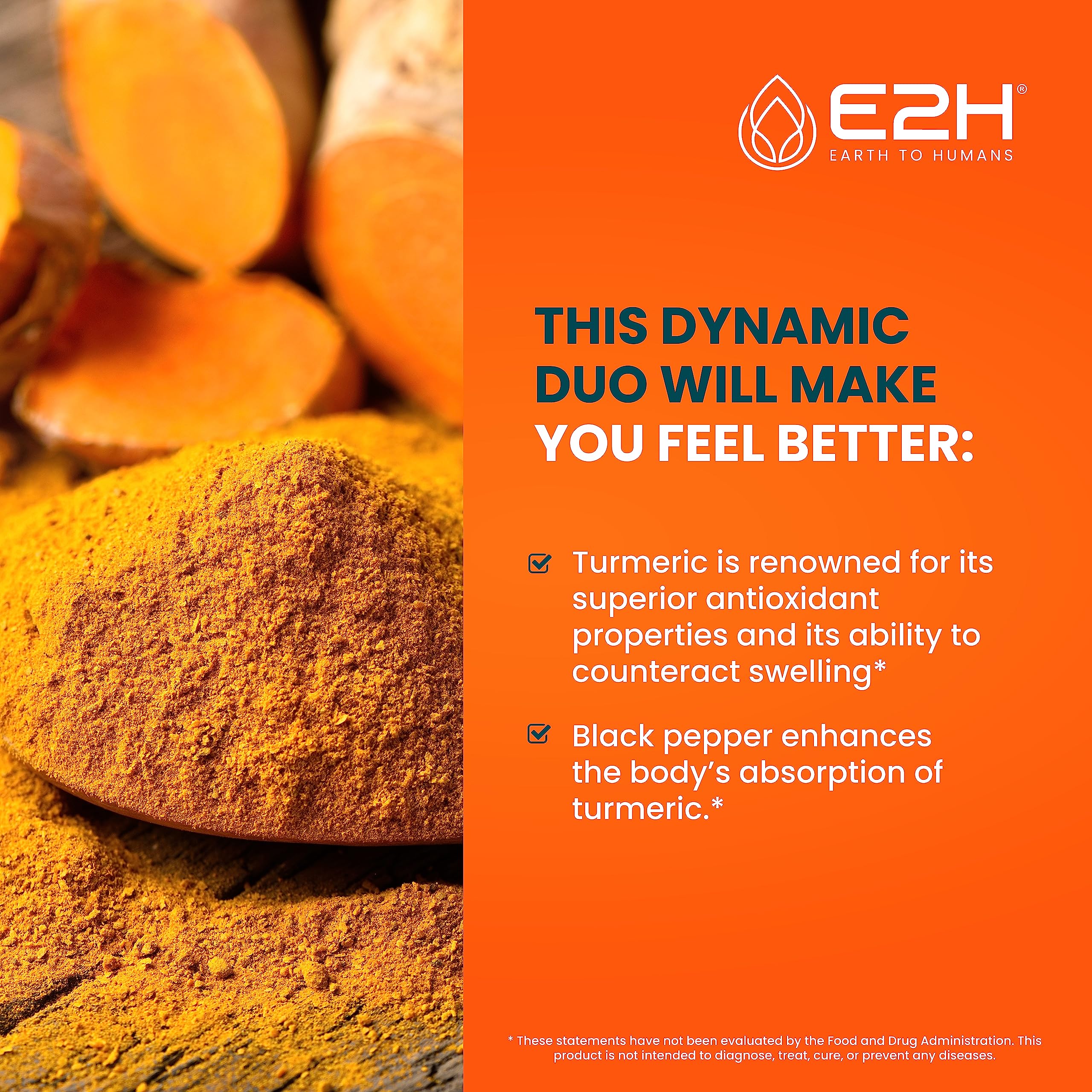 2 fl oz Turmeric Curcumin Drops bottle label