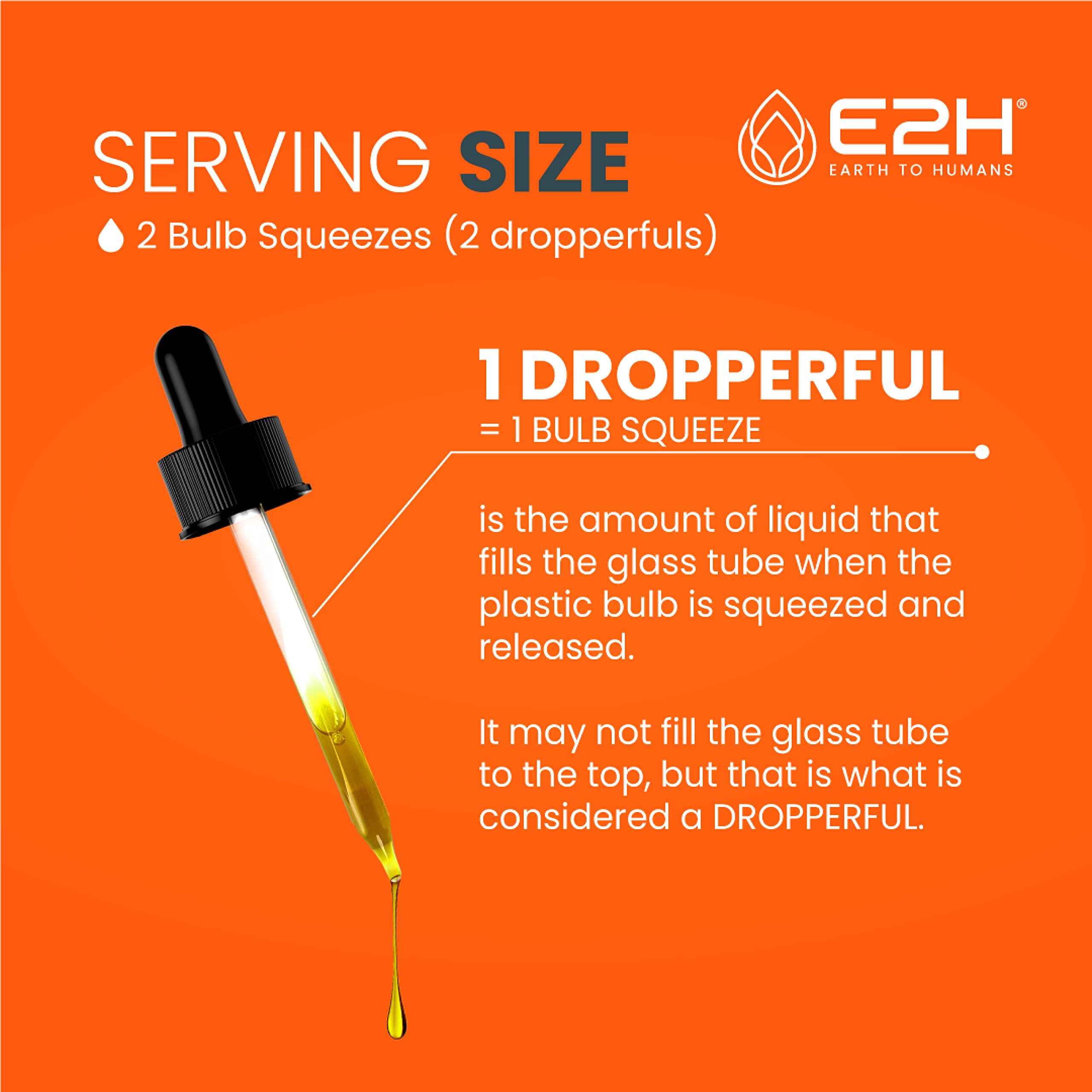 Made in the USA badge on E2H Turmeric Curcumin Drops