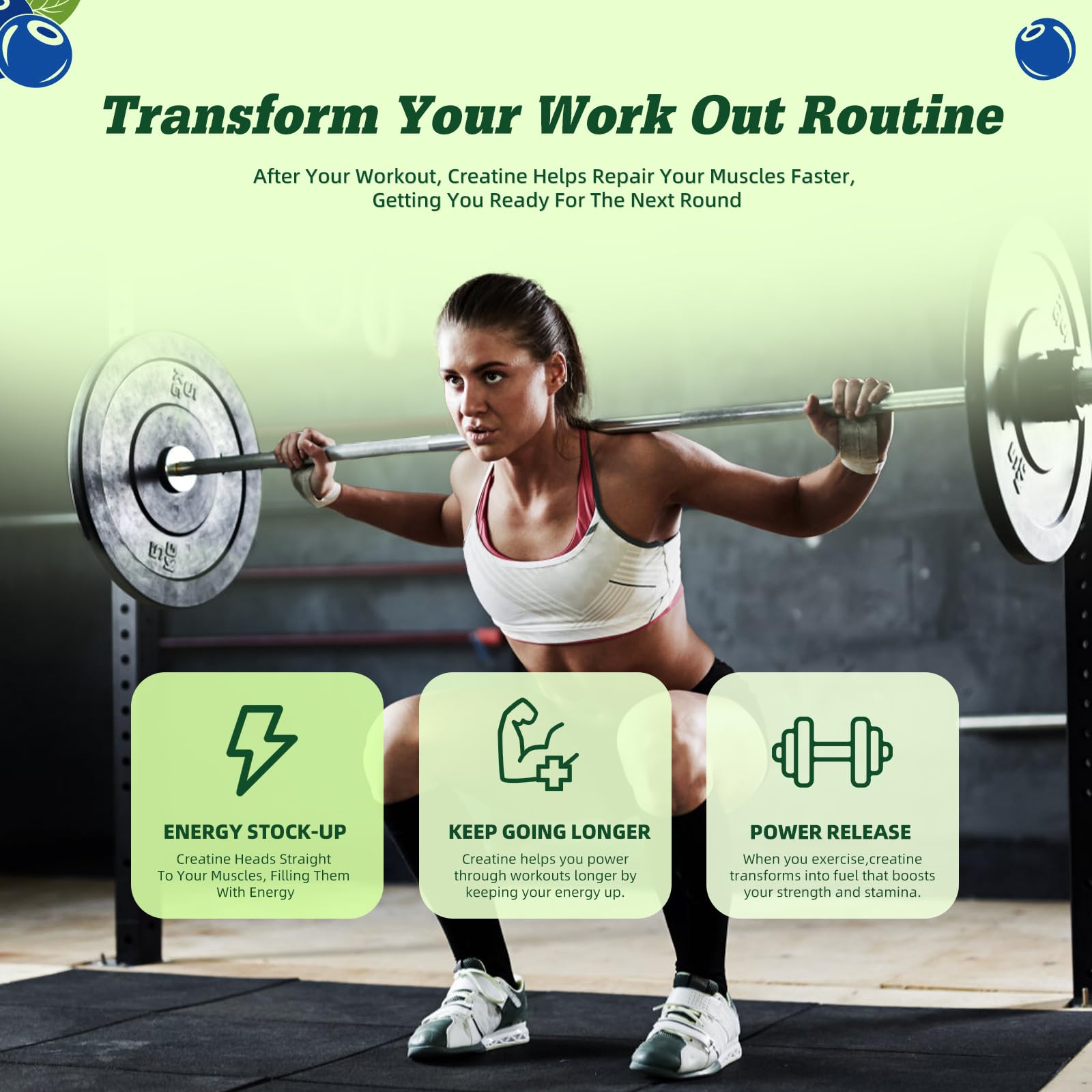 Ingredients panel of Best EAA Gummies