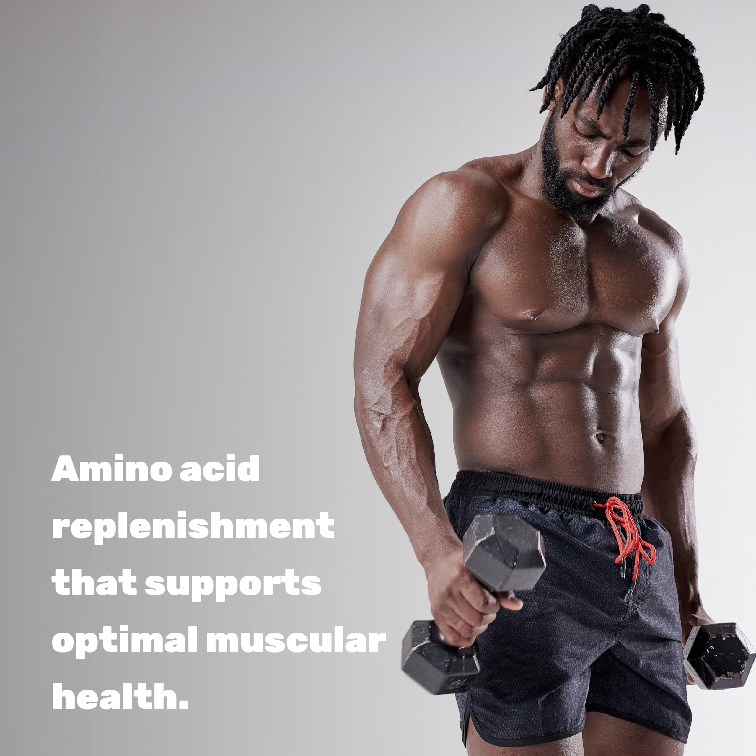 Product photographed in a gym setting with workout gear