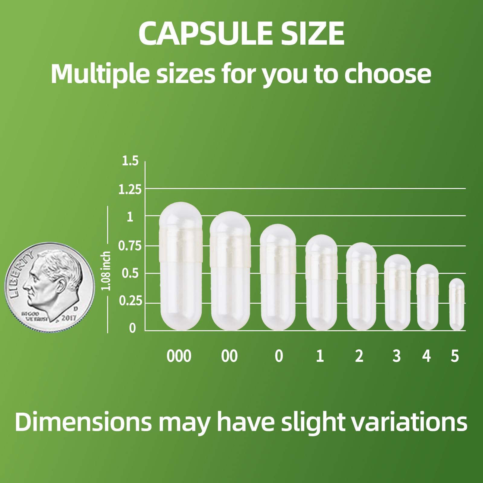 Capsule bottle with 150-count supply