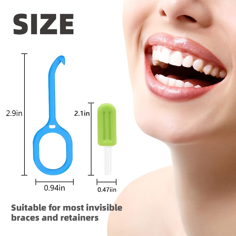 Safe-grade dental tool set for aligners, retainers, braces and dentures