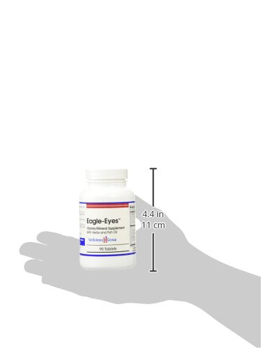 Close-up of Eagle-Eyes ingredients including lutein, zeaxanthin, bilberry and vitamins