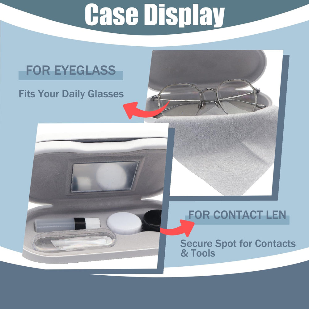 close-up of flip-top mirror on eagosion case