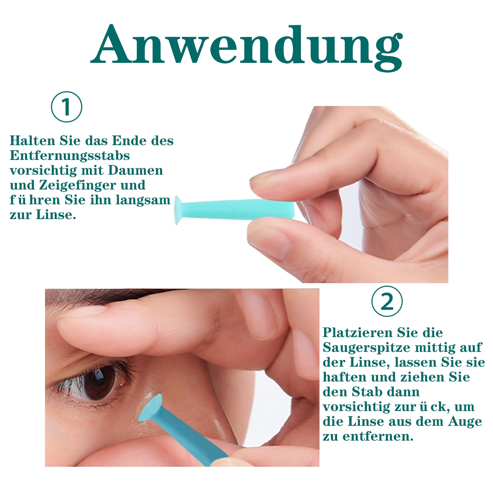 Packaging and contents of eagosion 6-pack lens remover set