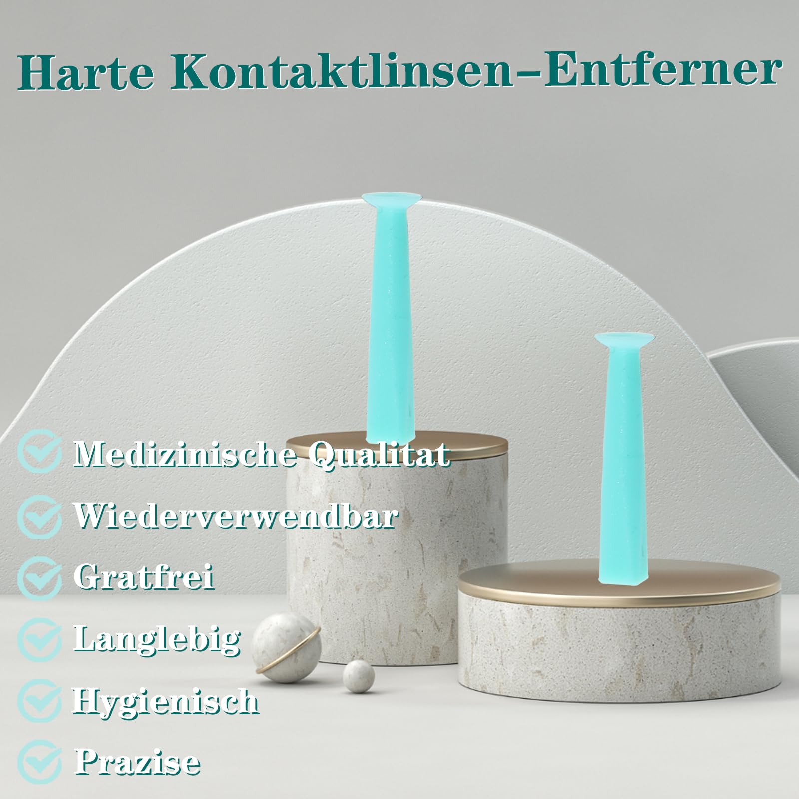 Safe suction cup remover for hard lenses