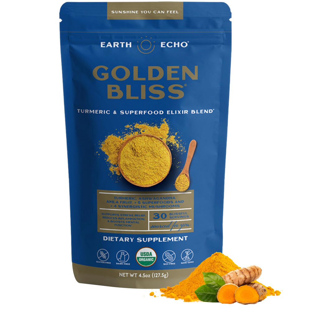 Earth Echo Golden Bliss product shot front packaging