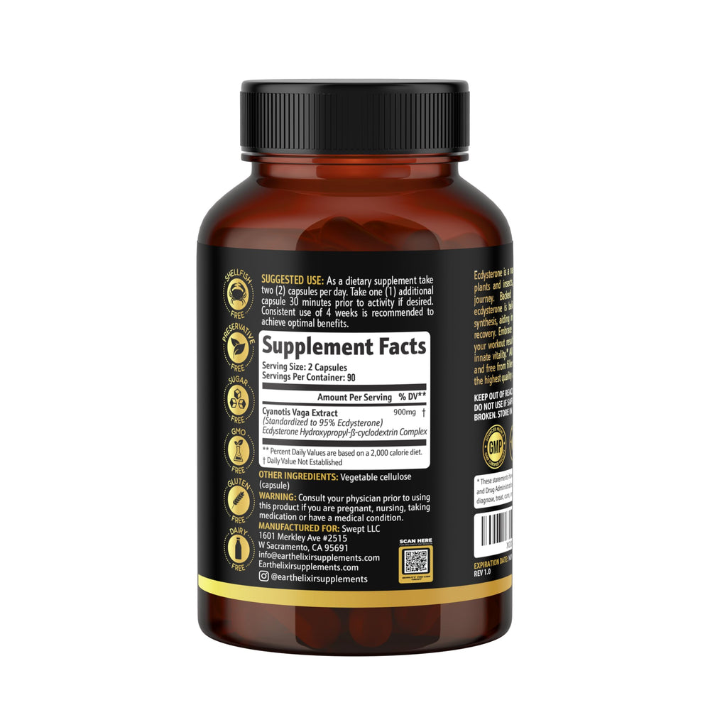 Gluten-free, Non-GMO, Vegan Safe icons on packaging