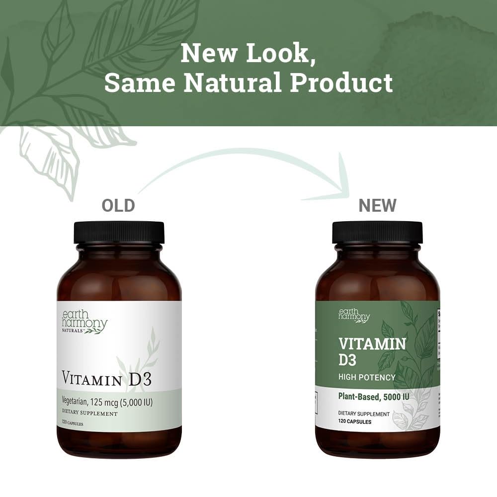 Packaging shot of Earth Harmony Turkey Tail capsules on white background