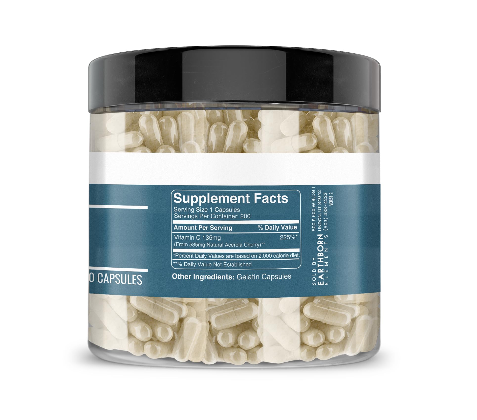 Close-up of Acerola Cherry capsules