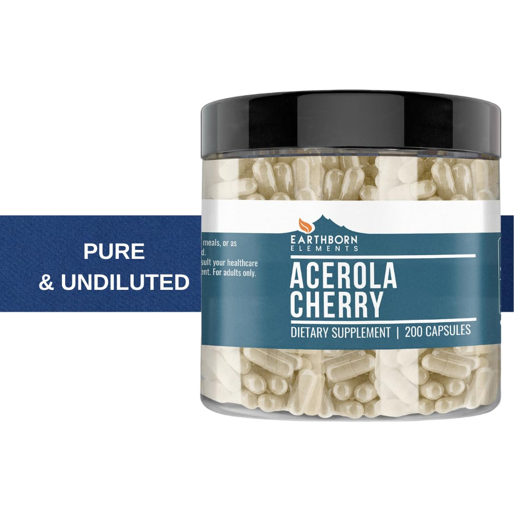 Fresh acerola cherries illustrating natural Vitamin C source