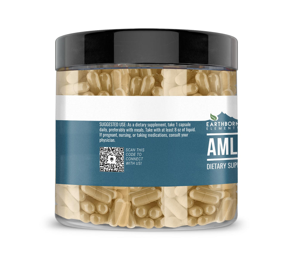 Close-up of Amla Extract capsules