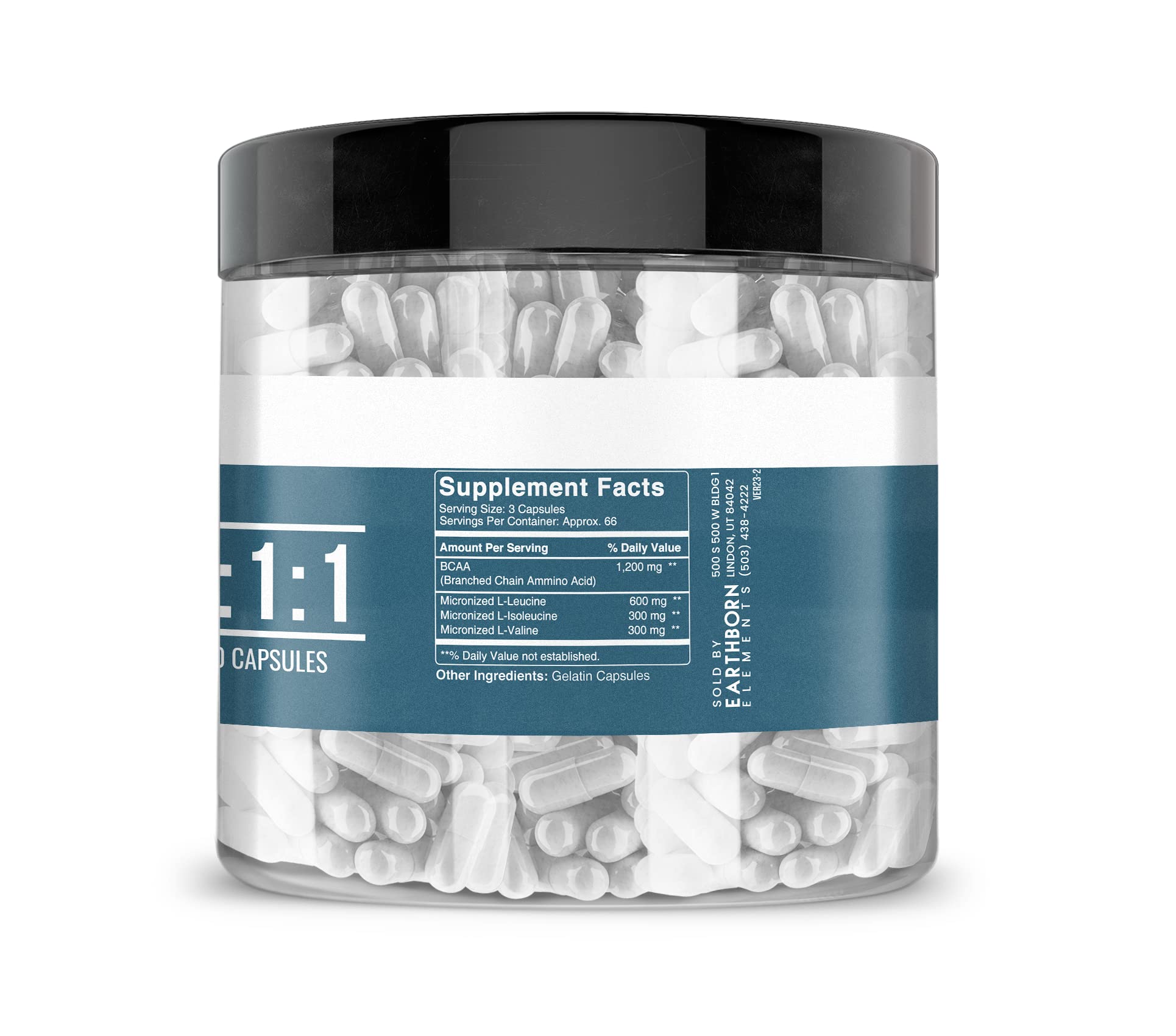 BCAA 2:1:1 Leucine Isoleucine Valine ratio graphic