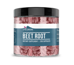 Earthborn Elements Beet Root Capsules bottle – front view