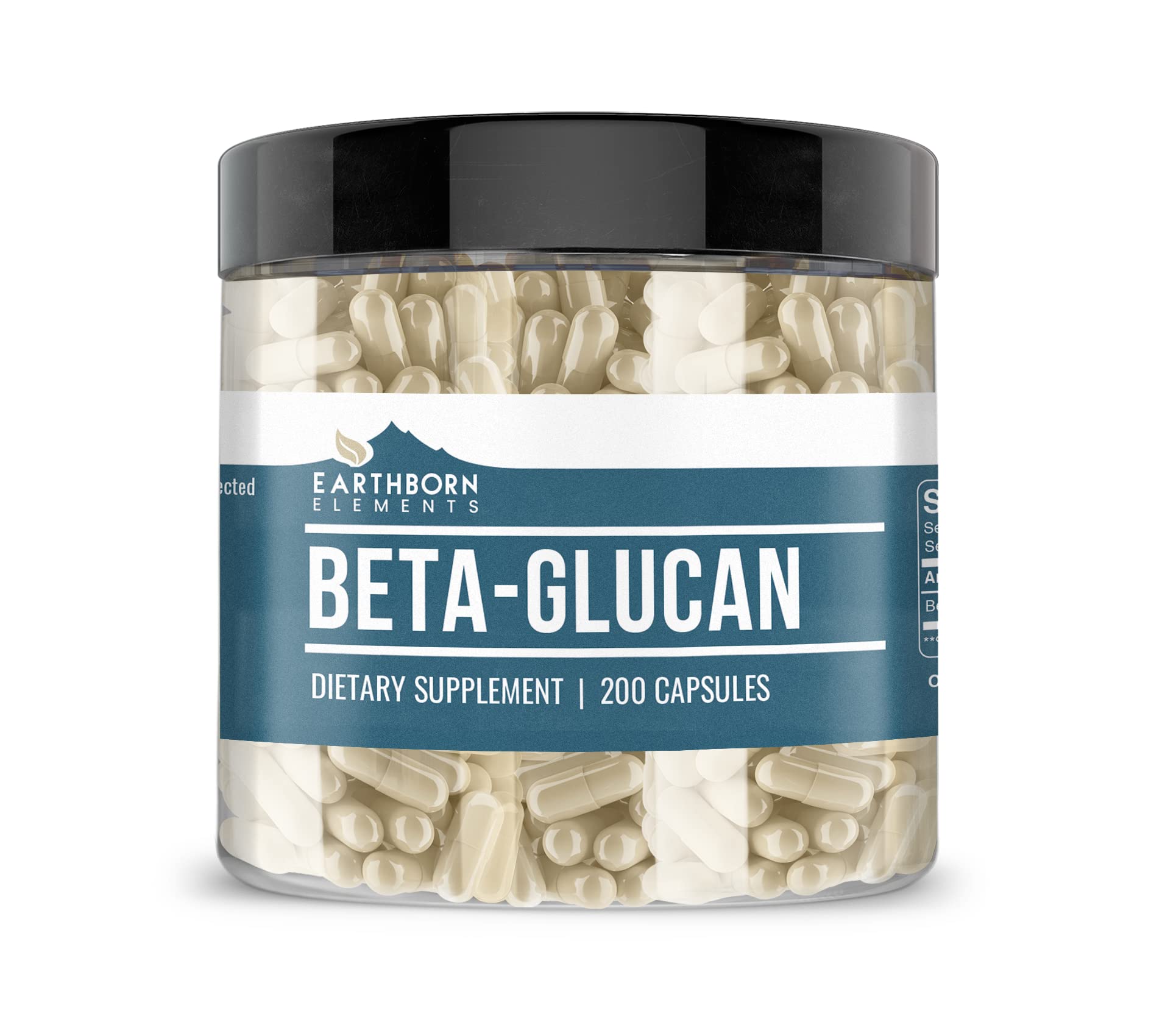 Earthborn Elements Beta Glucan bottle - 200 capsules