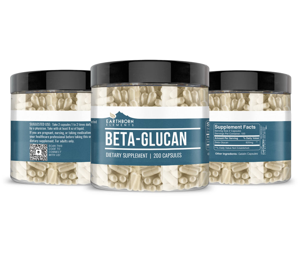 Beta Glucan capsules derived from yeast