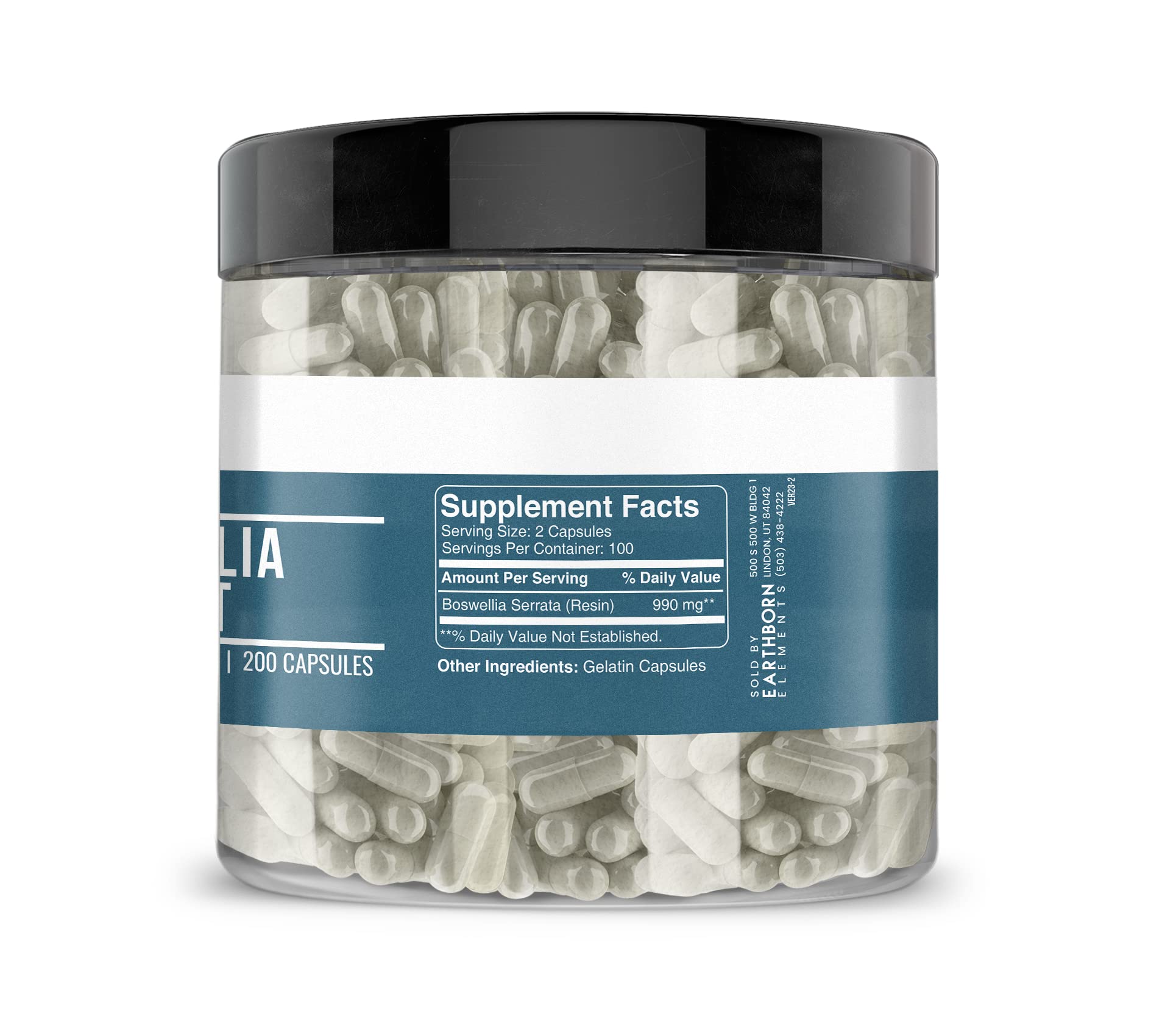 Earthborn Elements Boswellia Serrata packaging and bottle