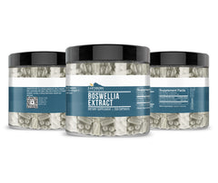 Supplement facts and capsule details for Boswellia Serrata extract