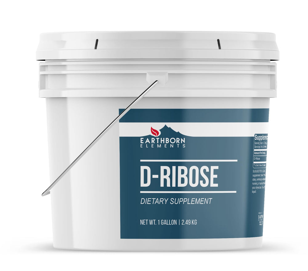 D-Ribose powder in a sealed resealable bucket