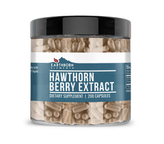 Earthborn Elements Hawthorn Berry Extract bottle with 200 capsules