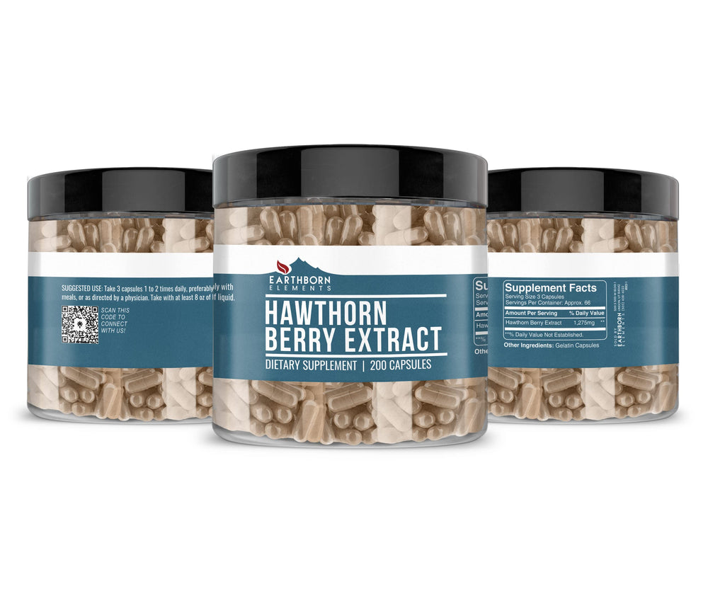 Close-up of hawthorn berries indicating natural source