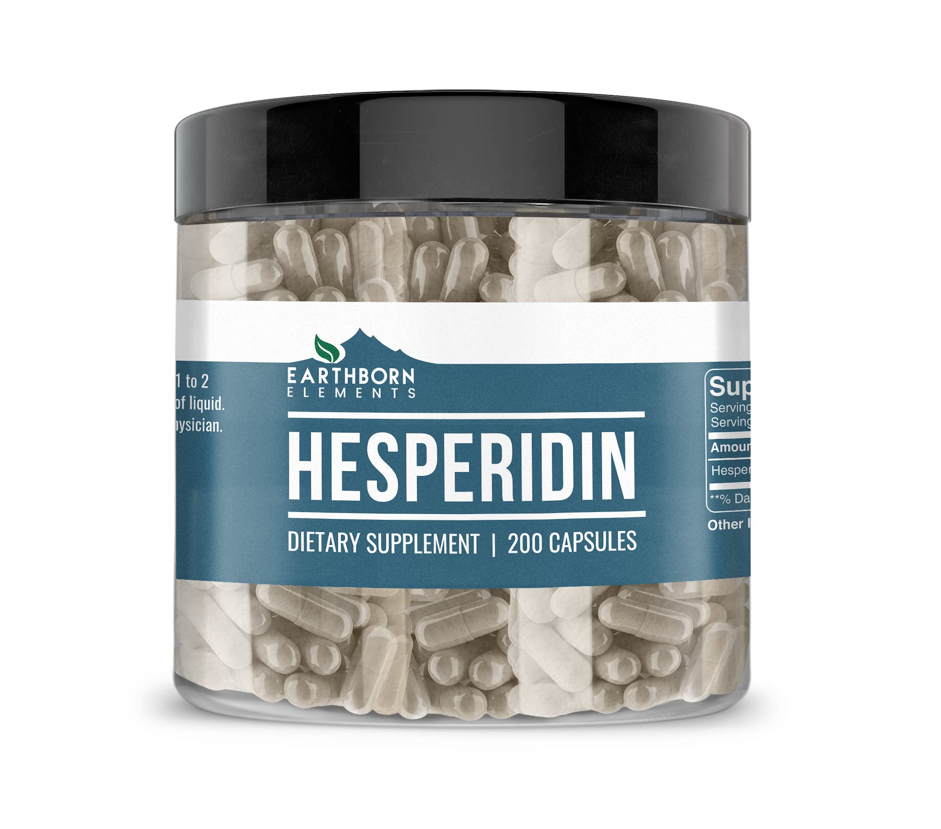 Earthborn Elements Hesperidin bottle and capsules