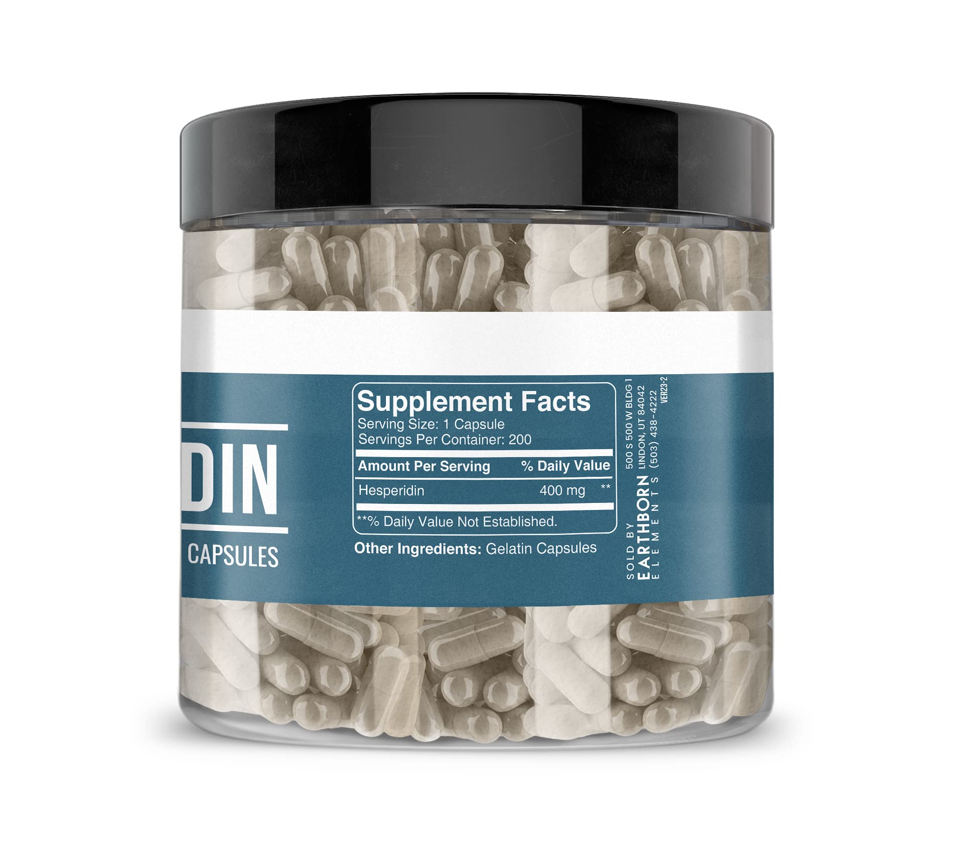 Label highlighting purity and no additives