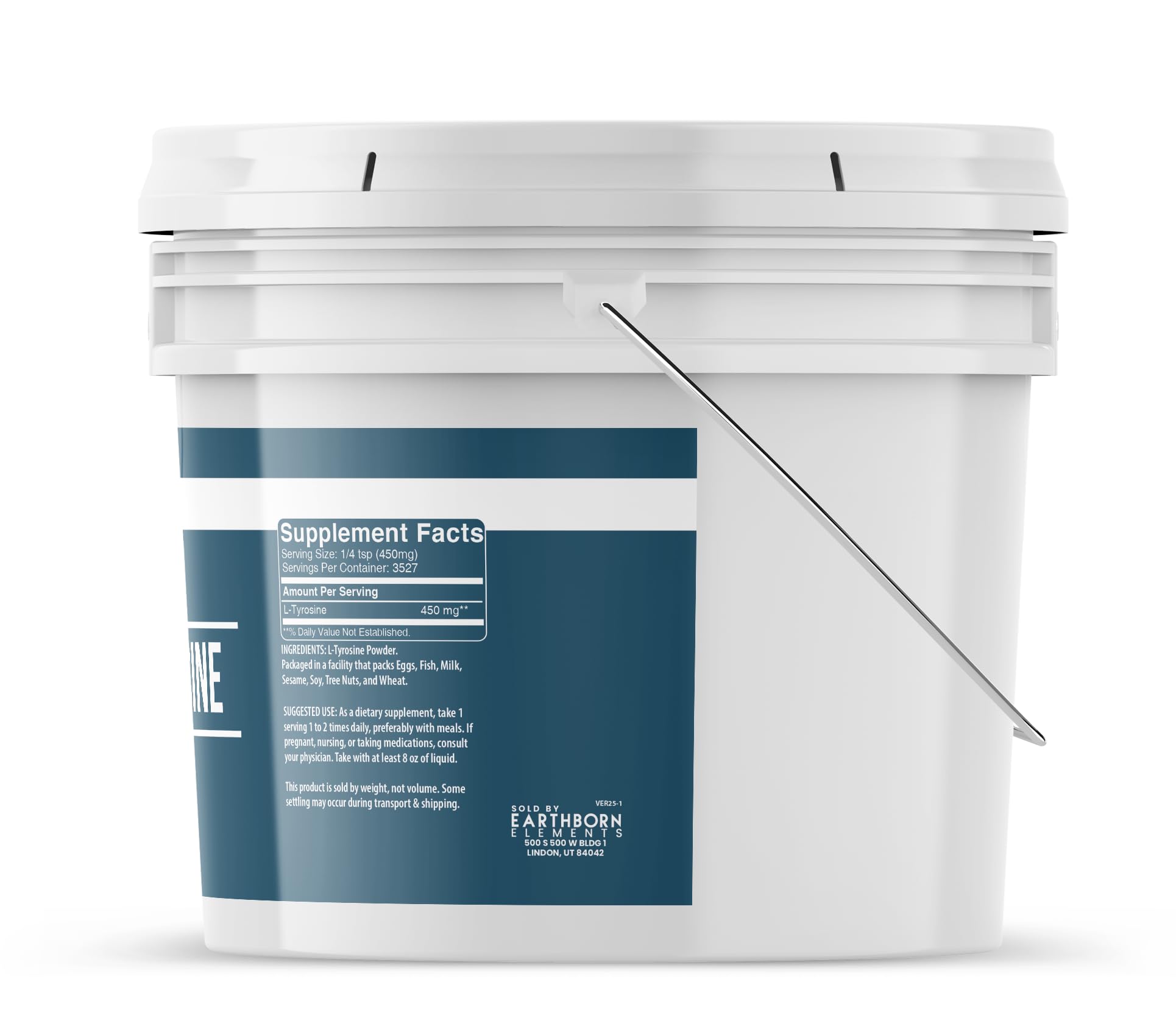L-Tyrosine bucket packaged in USA