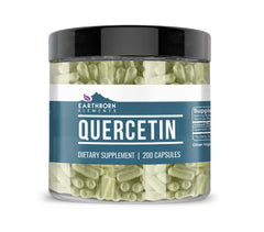 Earthborn Elements Quercetin bottle and capsules