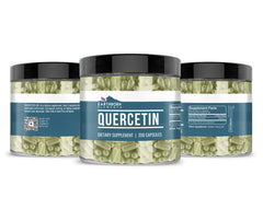Close-up of Earthborn Elements Quercetin capsules