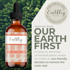 Earthley Feel Better Fast bottle with dropper
