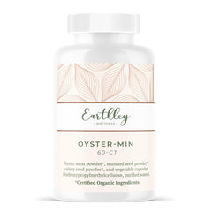 Front view of Earthley Oyster-Min Capsules bottle