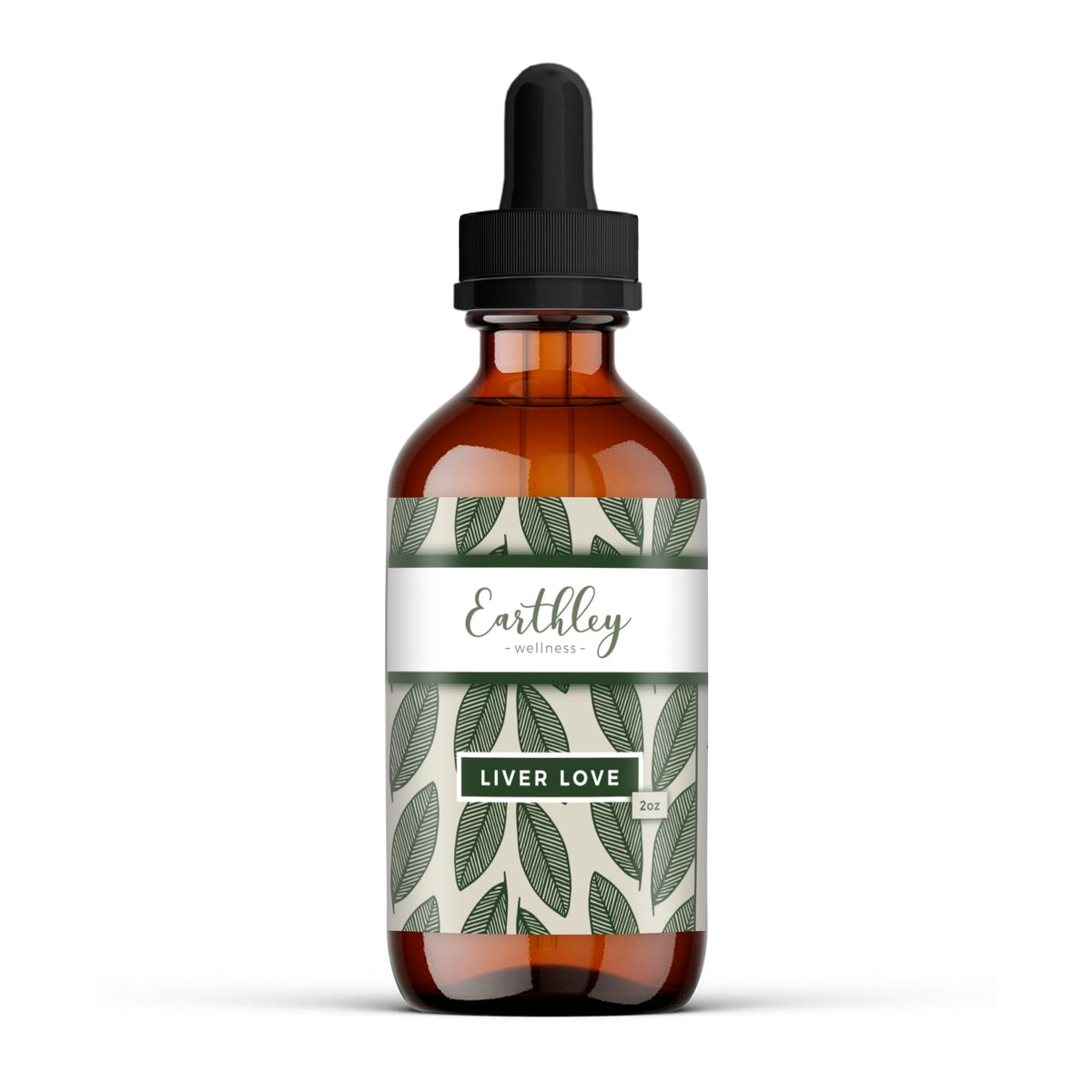 Earthley Wellness Liver Love bottle front shows daily liver-support herbal blend.