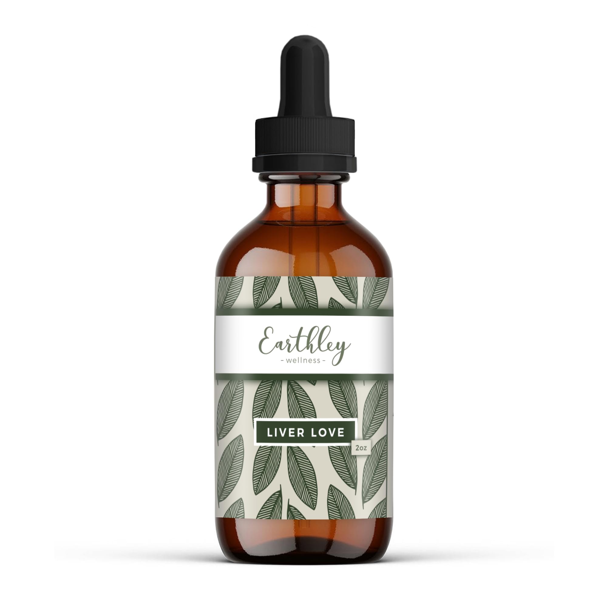 Earthley Wellness Liver Love bottle front shows daily liver-support herbal blend.