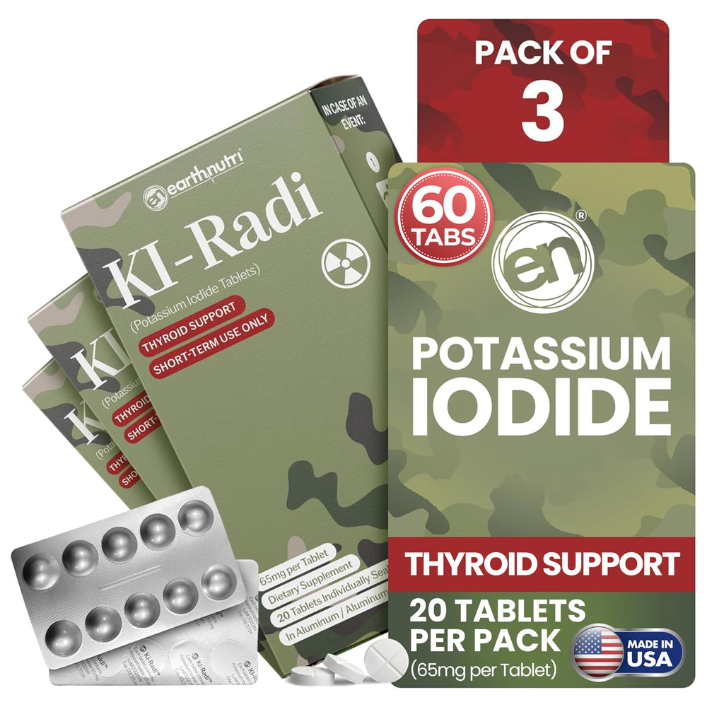 EarthNutri KI-Radi 65 mg potassium iodide packaging