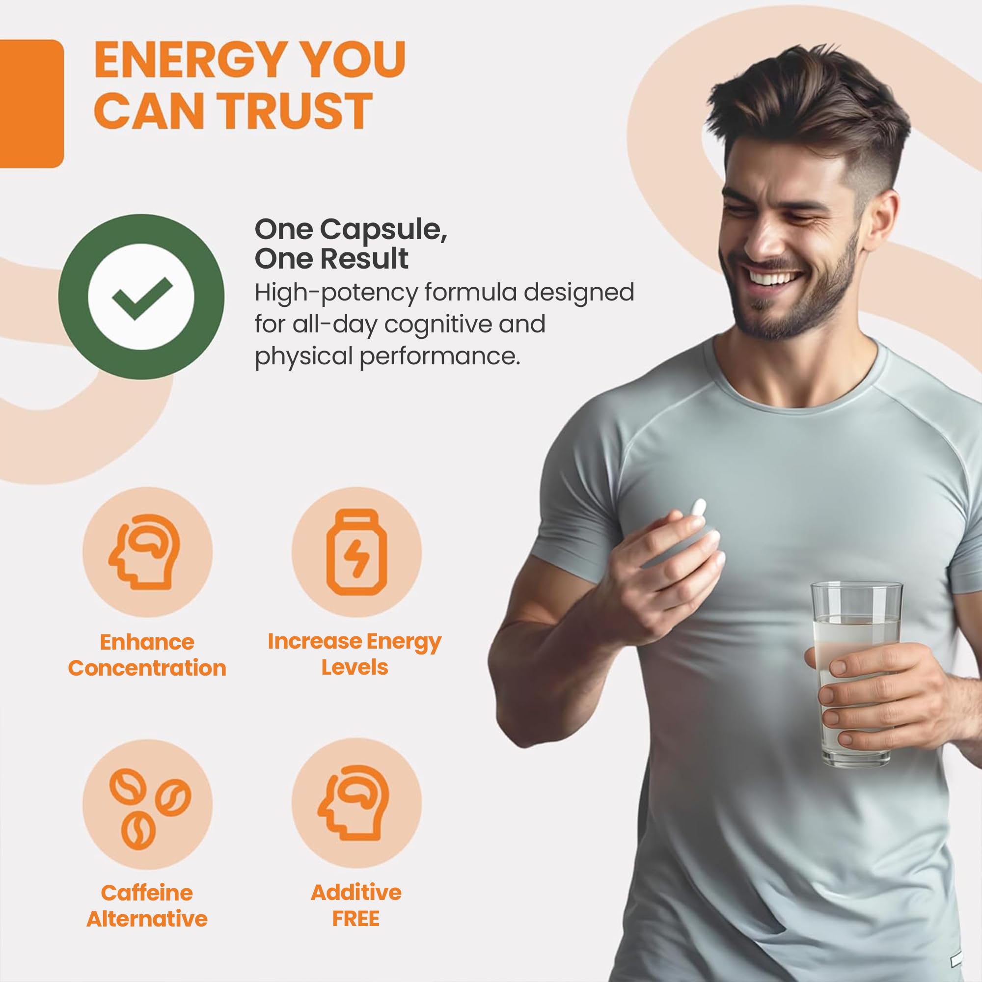 EarthNutri Theacrine morning routine setup demonstrates easy daily use before activity.