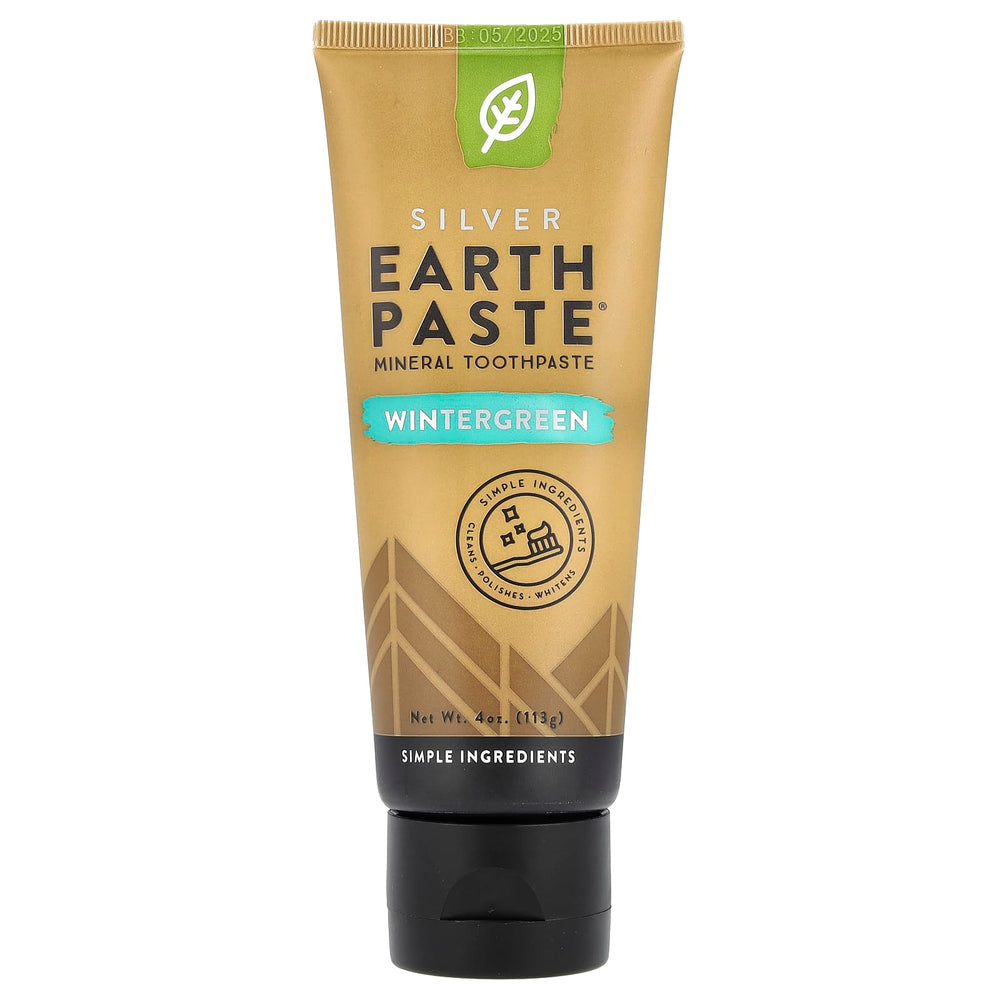 Redmond Earthpaste Wintergreen 3-pack toothpaste tubes exterior