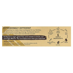 Earthpaste Wintergreen packaging and tube details