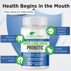 Mint-flavor probiotic chewables for oral health
