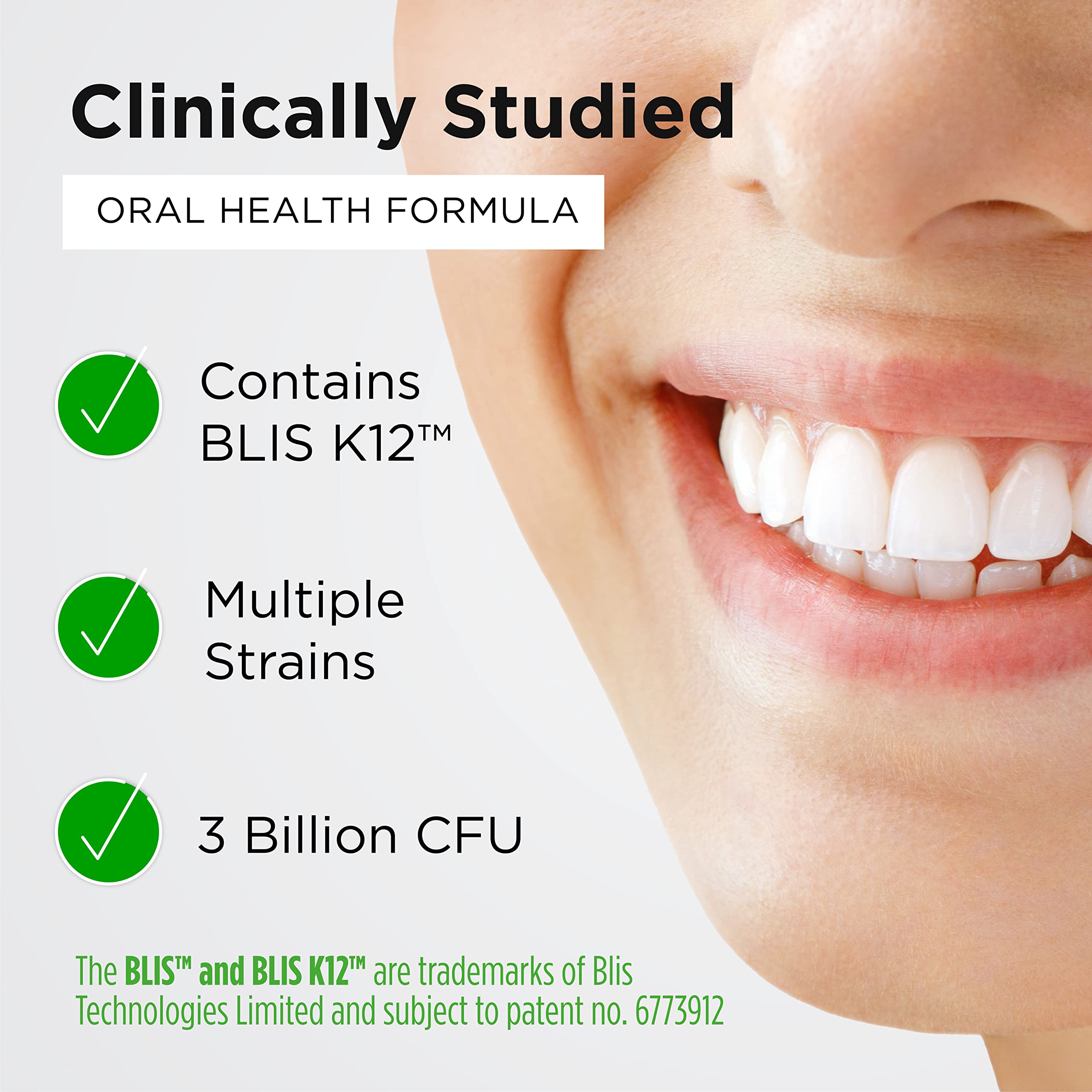 Chewable probiotic for teeth and gums