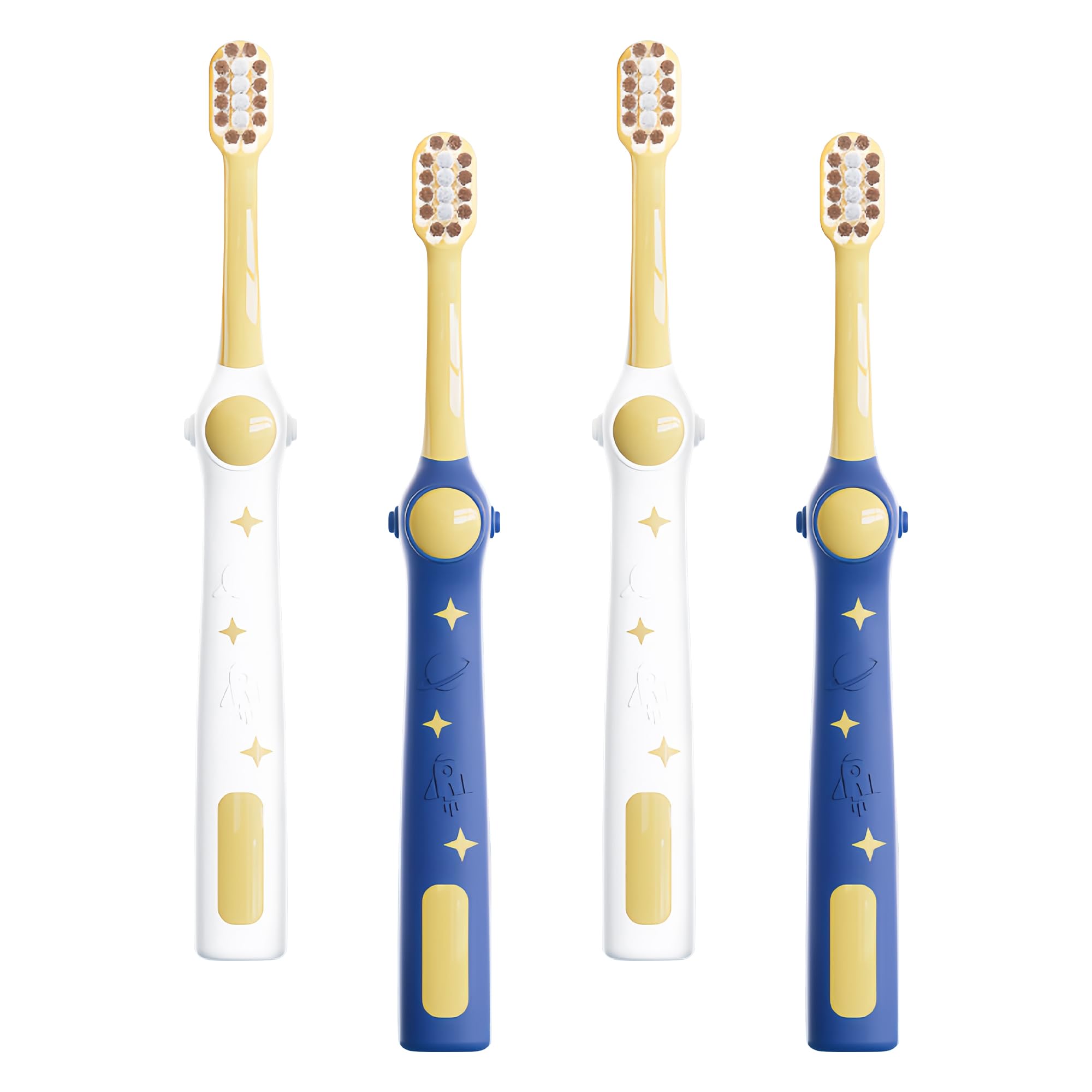 Complete toothbrushes and tongue cleaner set for kids