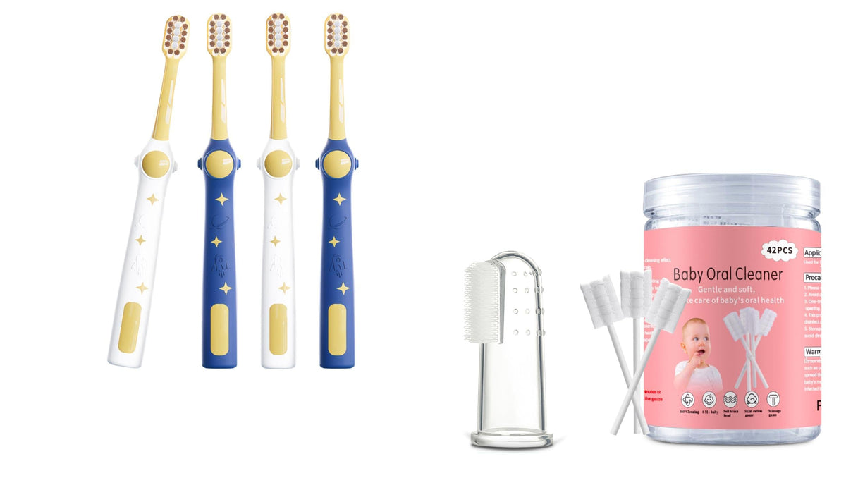 EASICUTI kids toothbrushes 4 pack - colorful handles