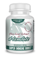 East Park Olive Leaf Extract bottle showing oleuropein content 18-23%