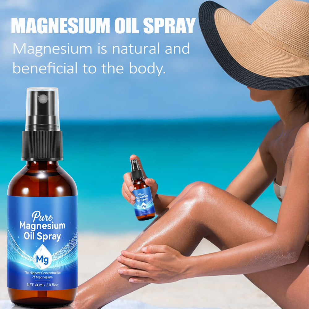 Easy-to-absorb magnesium oil spray close-up